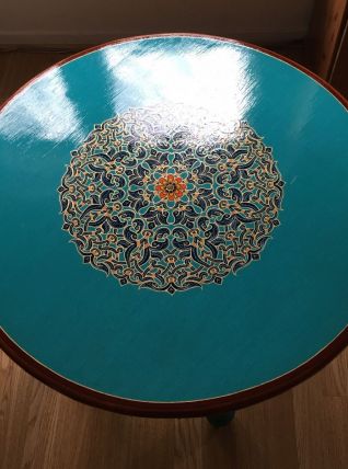 Table basse artisanat marocain