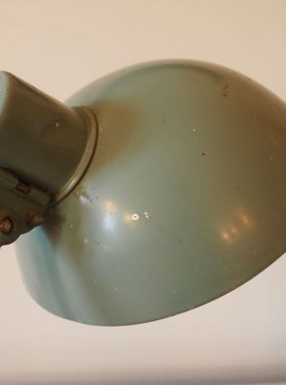 Lampe de bureau vintage en aluminium laqué