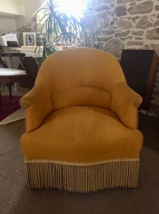 Fauteuil crapaud vintage