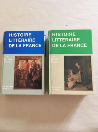 2 livres Histoire Littéraire de la France 