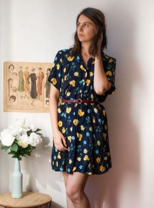 Robe fleurie vintage