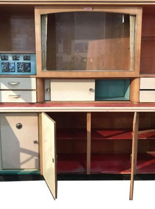 Meuble cuisine formica vintage de marque "Chatelain" 1960