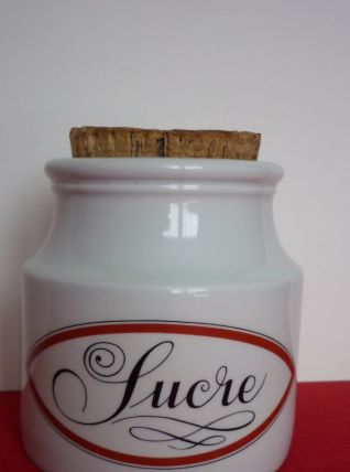 Pot à sucre Porcelaine d'Auteuil