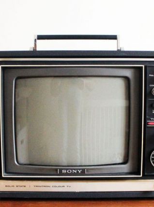1er Moniteur Tv couleur vintage Sony COLLECTOR 1971