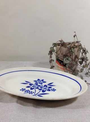 Ravier ancien demi-porcelaine de Badonviller