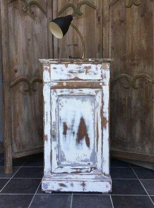 Table de chevet guéridon shabby 