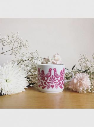 Mug porcelaine hongroise ALFOLDI 