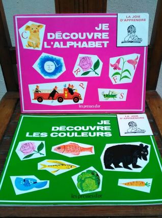 Deux jolis livres d'apprentissage pour enfants- Années 70