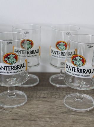 Boîte de 6 verres à bières Kanterbrau Vintage