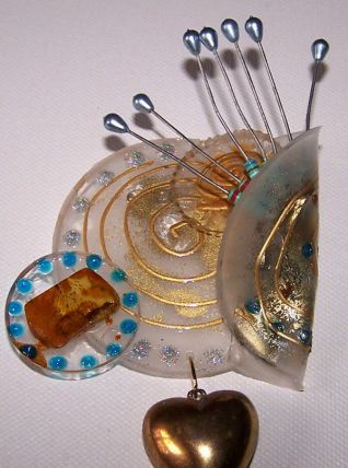 Broche - création artisanale JPM´CREATIONS