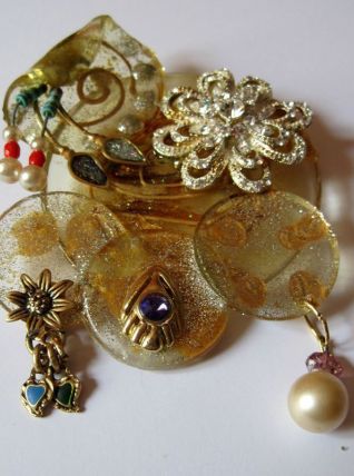 Broche - création artisanale JPM´CREATIONS