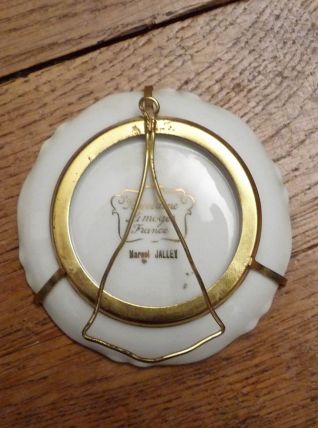 Assiette Porcelaine Blanche- Limoges- Marcel Jarrey