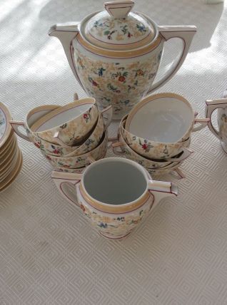 Service à café complet Lourioux Foecy