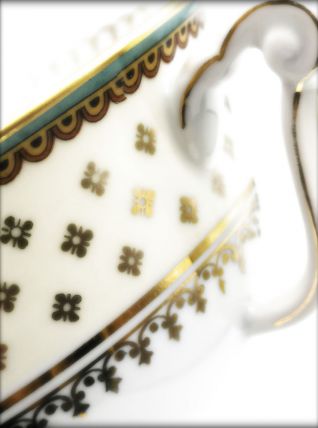 Tasse et soucoupe porcelaine de Limoges Raynaud &amp; Co