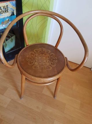fauteuil 209 Fischel en bois courbé 