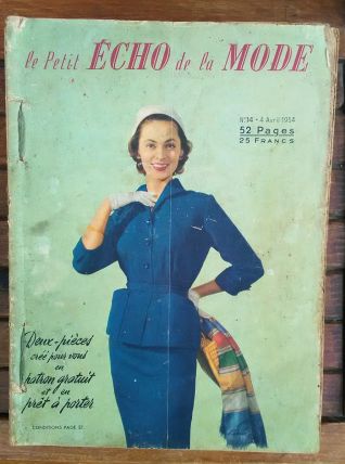 Lot de 15 revues "Le petit écho de la mode" 1954