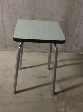 Tabouret en formica années 70