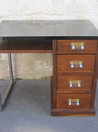 Bureau chêne art déco moderniste
