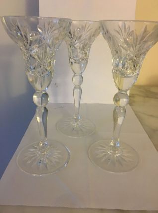 lot de 3 bougeoirs  en verre. Ils trouveront leur 