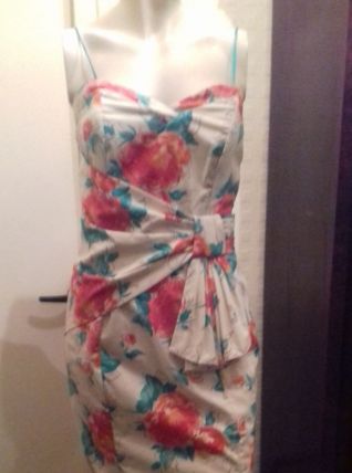 Robe bustier vintage Laura Ashley 38