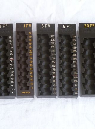 Supports de rangement pour pièces de monnaies  Inkiess