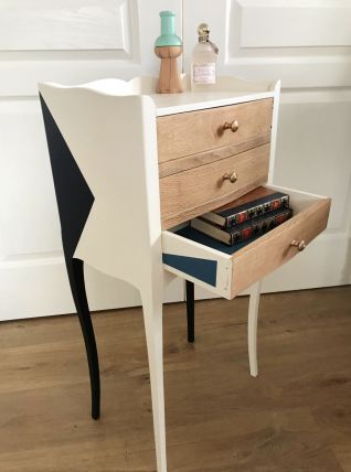 chevet 3 tiroirs design élégant