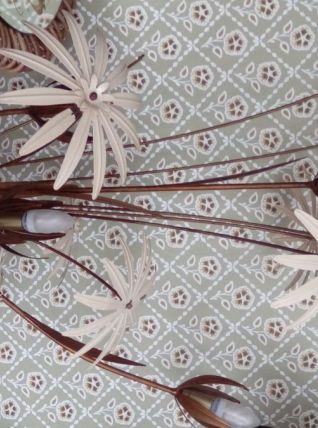 Lampadaire fleurs maison Jansen