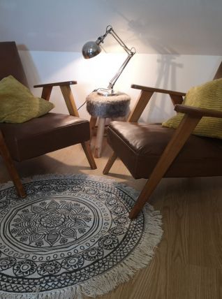Paire de fauteuils Scandinave année 50 60