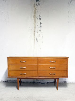 Commode Enfilade vintage scandinave teck années 70