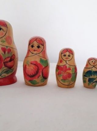 6 Poupées russes - Matriochka - Gigognes