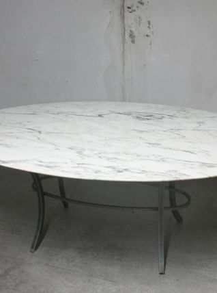 Table marbre Pierre Vandel x Florence Knoll Roche Bobois