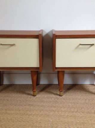 Paire de chevets vintage / scandinave