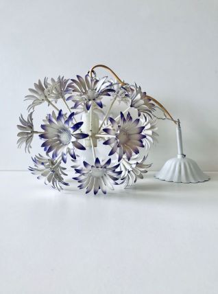 Suspension luminare vintage bouquet de fleurs