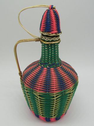 bouteille scoubidou vintage