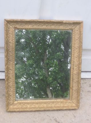ancien miroir bois et suc doré