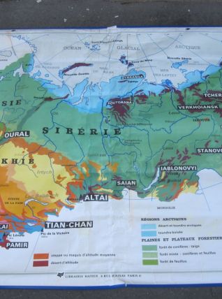 Carte scolaire n°53 et 53 bis URSS