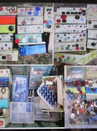 lot de milliers de boutons anciens fabrication France