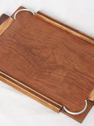 Plateau en bois vintage