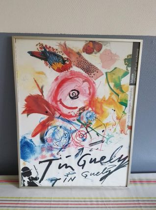 affiche Jean Tinguely art moderne Centre Pompidou 1988-89 av