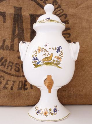 Vinaigrier en faïence Vieux Moustiers reproduction 18ème 