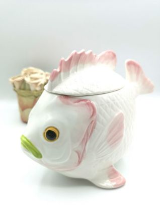 Pot poisson en céramique
