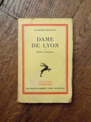 Dame De Lyon- Joseph Jolinon- Rieder- 1932
