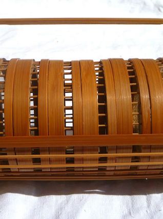 sous-verres papillons en bambou, vintage