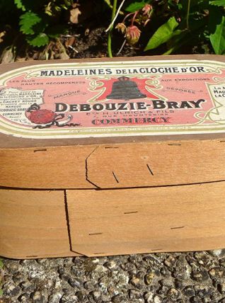 boite en bois DEBOUZIE BRAY, vintage 1960