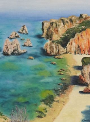 Tableau - Peinture à l'huile- L'algarve