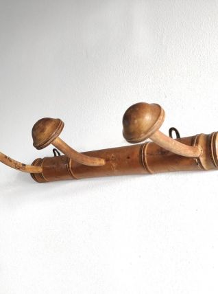 Porte manteaux 3 patères forme champignon