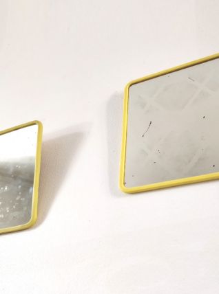 Duo miroir barbier vintage années 60