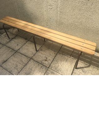 Banc écolier vintage p