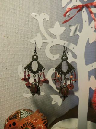 pendants d'oreille bohème