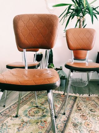 Lot de 3 chaises Soudexvinyl